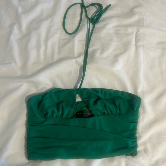 White Fox green top - Picture 1 of 2